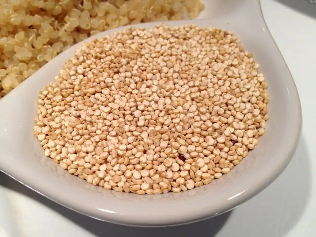 Alimentos para queda de cabelo - Quais são os melhores para combatê-la. 10 Quinoa - alimentos para queda de cabelo