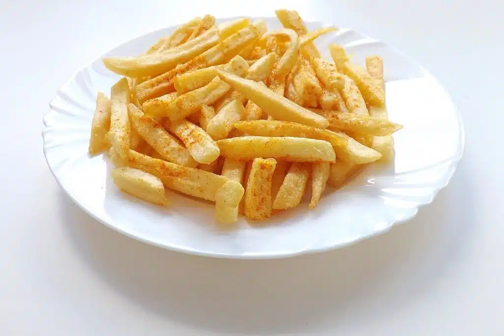 5 petiscos feitos na air fryer que ficam saudáveis e gostosos e você não sabia. 4 french fries 1351062 1280