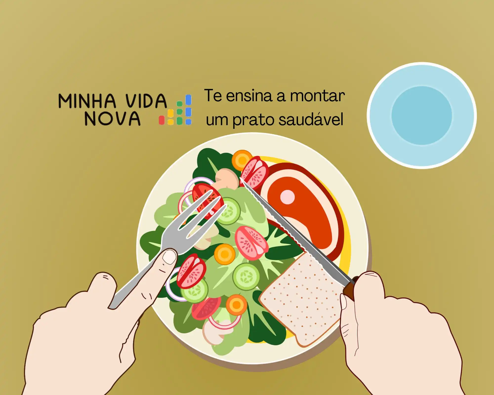 como montar um prato saudável